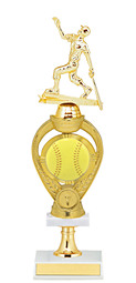Softball Trophy - Large Softball Triumph Riser Trophy
