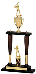 Baseball Trophy - Medium Baseball Bat Trophy
