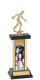 Bowling Trophy - Rectangular Trophy