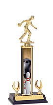 Bowling Trophy - 2 Eagle Column Trophy