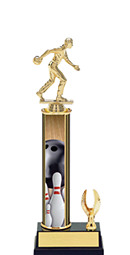 Bowling Trophy - 1 Eagle Column Trophy