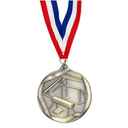 Gold Female Gymnastics Medal
