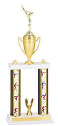 Double Column Gymnastics Trophy