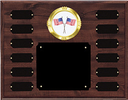 Monthly Perpetual Plaque with Emblem
