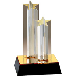 Double Star Acrylic Award