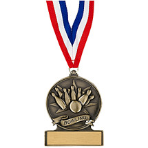 2 3/4" Bowling Cast Medal