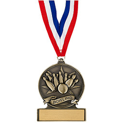 2 3/4" Bowling Cast Medal