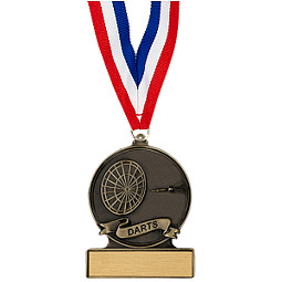 2 3/4" Darts Cast Medal