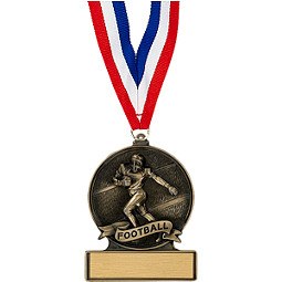 2 3/4" Football Cast Medal