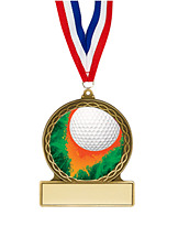 Golf Medal - 2 3/4"