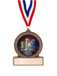 2 3/4" Chess Medal of Triumph