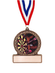 2 3/4" Darts Medal of Triumph