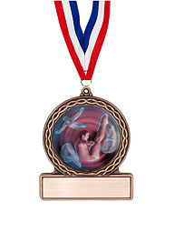 2 3/4" Diving Male Medal of Triumph