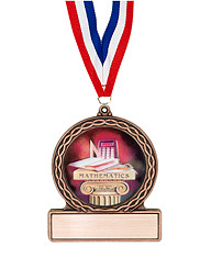 2 3/4" Math Medal of Triumph