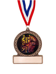 2 3/4" Music Medal of Triumph