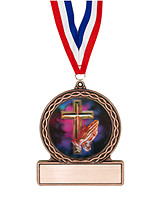 2 3/4" Religious Medal of Triumph