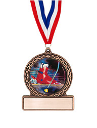 2 3/4" Ski Boot Medal of Triumph