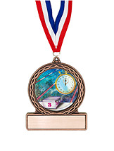 2 3/4" Swim Medal of Triumph