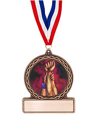 2 3/4" Wrestling Medal of Triumph