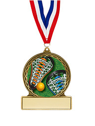 Lacrosse Medal - 2 3/4"