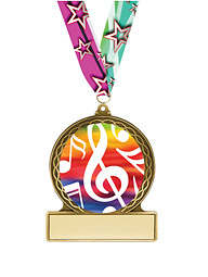 Music Medal - 2 3/4"