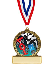 Pinewood Derby Medal - 2 3/4"
