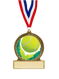 Tennis Medal - 2 3/4"