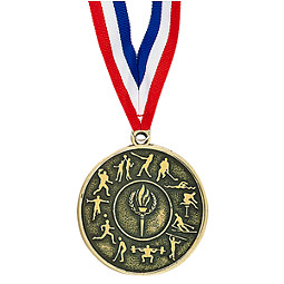 2" All Sports Medal with Ribbon
