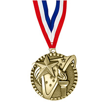Victory Victorious Medal with Ribbon