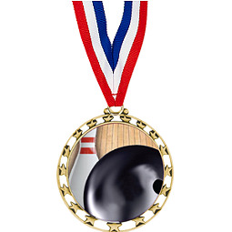 Bowling Medal - Sports Star Bowling Medal