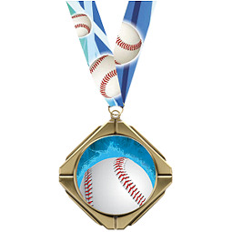 Baseball Medal - Baseball Diamond Medal