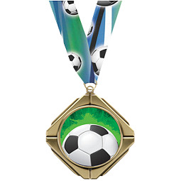 Soccer Medal - Soccer Diamond Medal