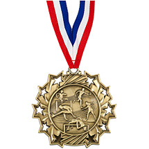 Track and Field Medal - Track and Field Ten Star Gold Medal