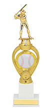 Baseball Trophy - Large Baseball Triumph Riser Trophy