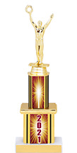 2021 Trophy with Twin Column - 12"