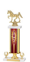 2021 Gold Dated Trophy - 2 Eagle Base - 16-18"