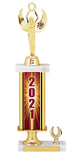 2021 Gold Dated Trophy - 1 Eagle Base - 15-17"