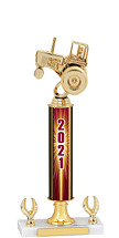 2021 Dated Gold Trophy - 2 Eagle Base - 14-16" 