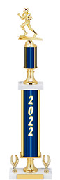 2022 Dated Gold Trophy with Exclusive Design - 20-22"