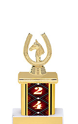 2024 Trophy with Rectangular Column - 9"