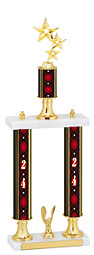2024 Double Column Dated Gold Trophy - 20-22" 
