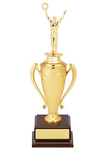 15" Gold Nylon Cup Trophy