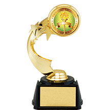 Star Riser Trophy with Emblem