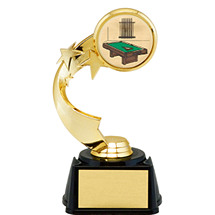 7" Star Riser Trophy with Emblem