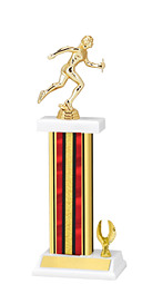 13-15" Red Trophy with 1 Eagle Base