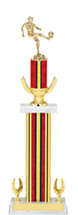 19-21" Holographic Red Trophy with Wreath Riser