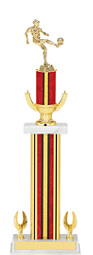 19-21" Holographic Red Trophy with Wreath Riser