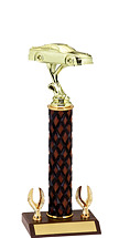 12-14" Diamond Cut Trophy with 2 Eagle Base