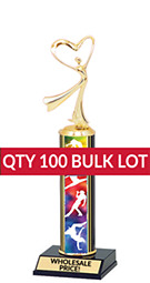 Buy in Bulk Dance Trophy - Classic 10 inch Dance Trophy - Qty of 100