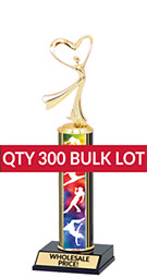 Buy in Bulk Dance Trophy - Classic 10 inch Dance Trophy - Qty of 300